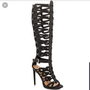 JustFab Shoes - Justfab Gladiator Heels Luxe Messalina Stiletto JustFab Shoes - Justfab Gladiator Heels Luxe Messalina Stiletto